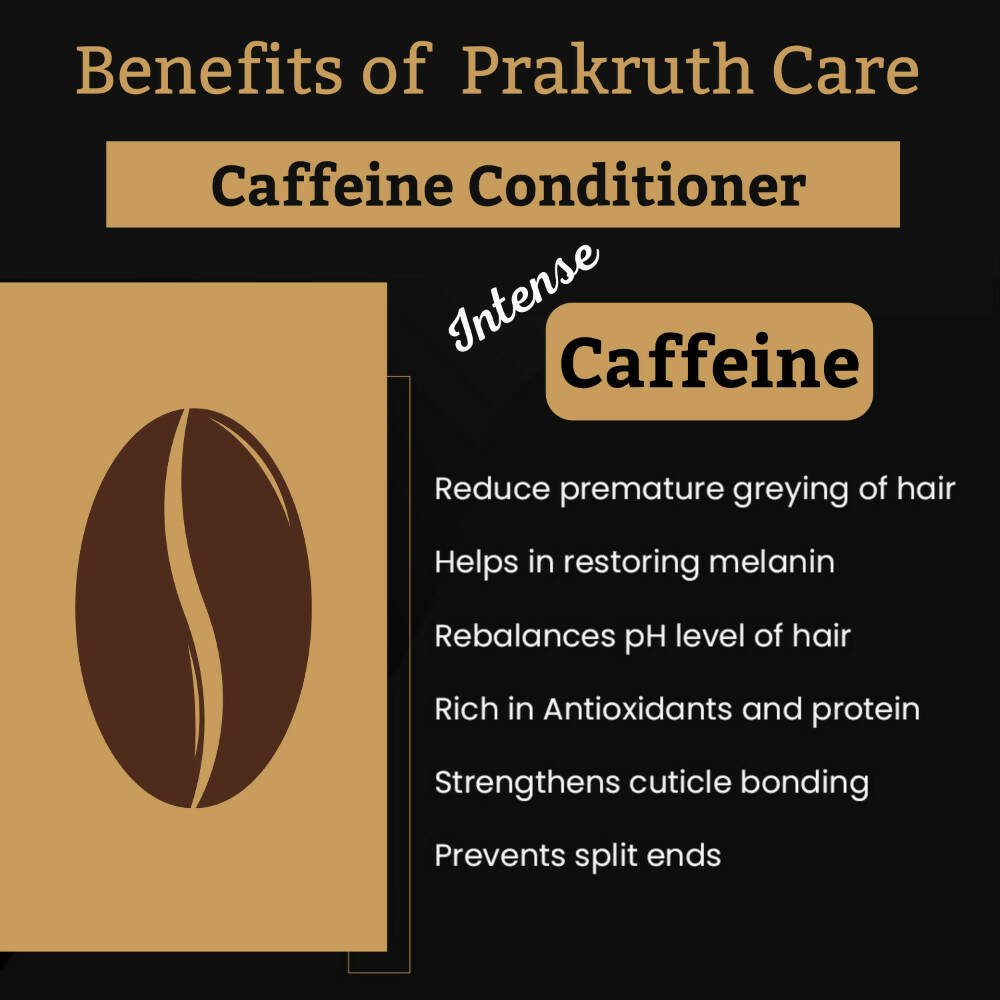 Prakruth Care Premium Herbal Intense Caffeine Conditioner | Grocsy