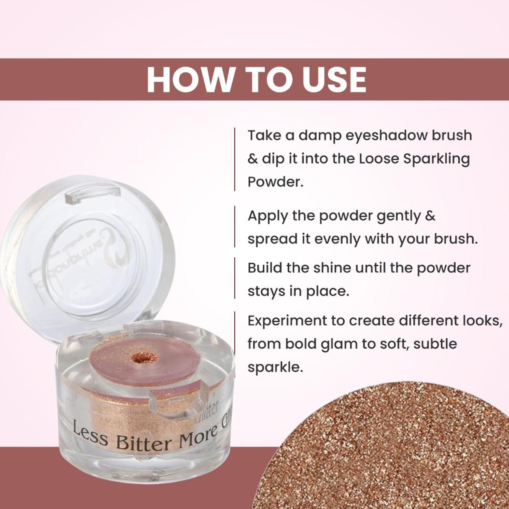 London Prime Makeup Glitter - Rose Gold | Grocsy