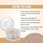 London Prime Makeup Glitter - Peach Gold | Grocsy