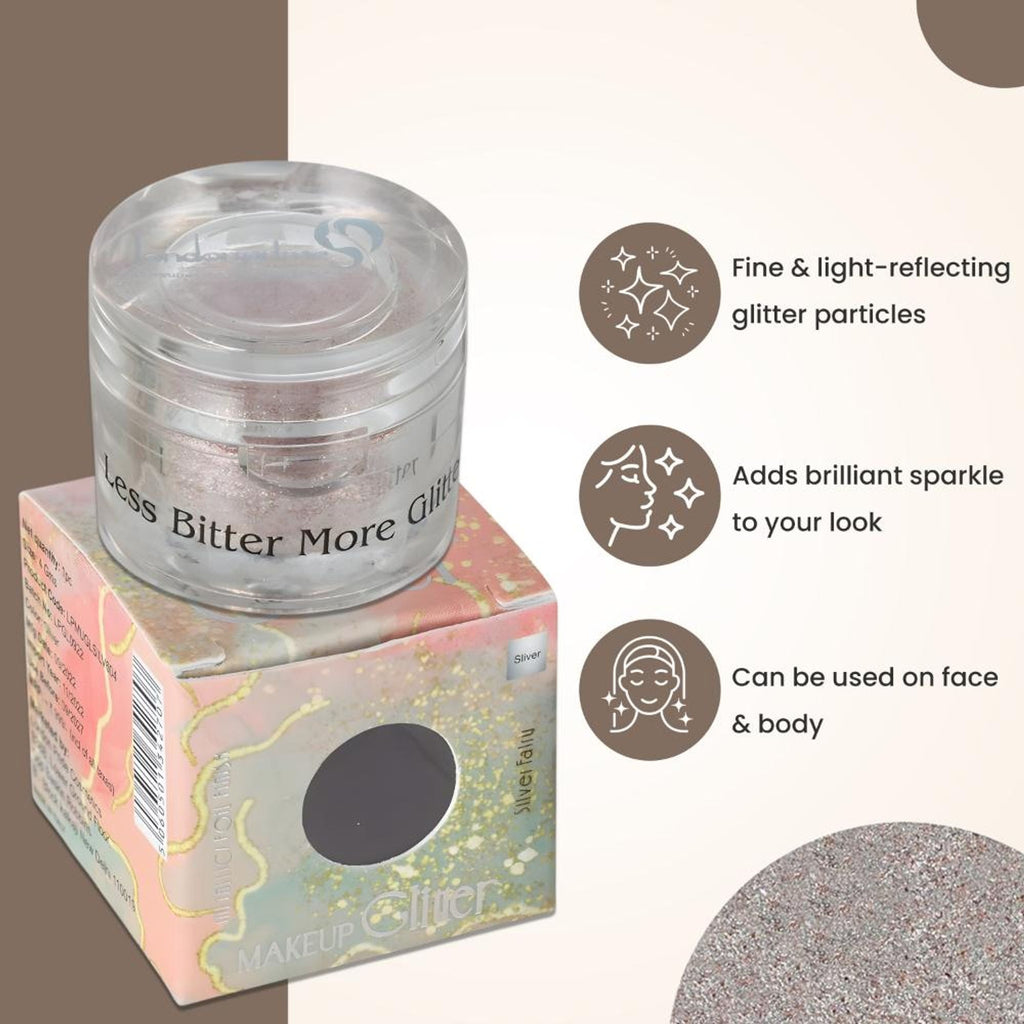 London Prime Makeup Glitter - Silver | Grocsy