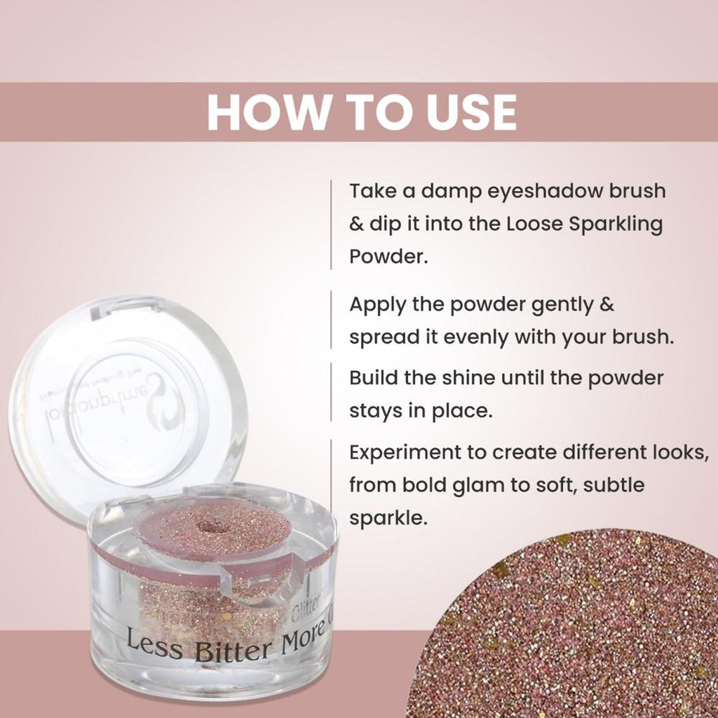 London Prime Makeup Glitter - Copper Peach | Grocsy