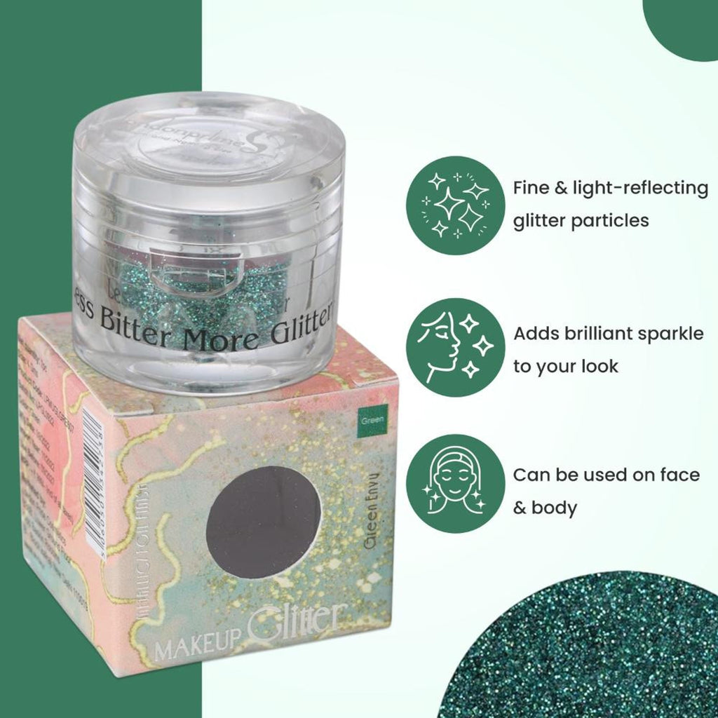 London Prime Makeup Glitter - Green | Grocsy