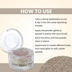 London Prime Makeup Glitter - White Gold | Grocsy