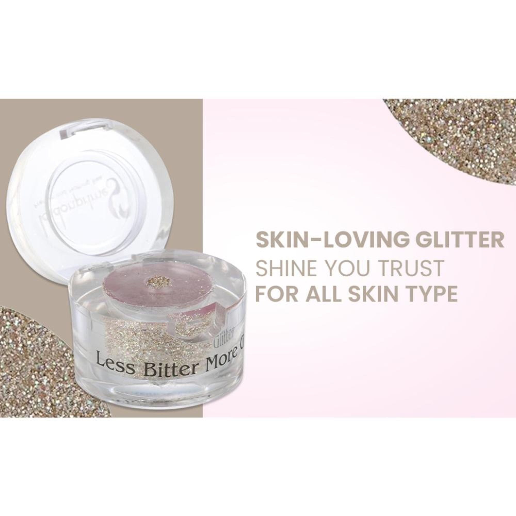 London Prime Makeup Glitter - White Gold | Grocsy