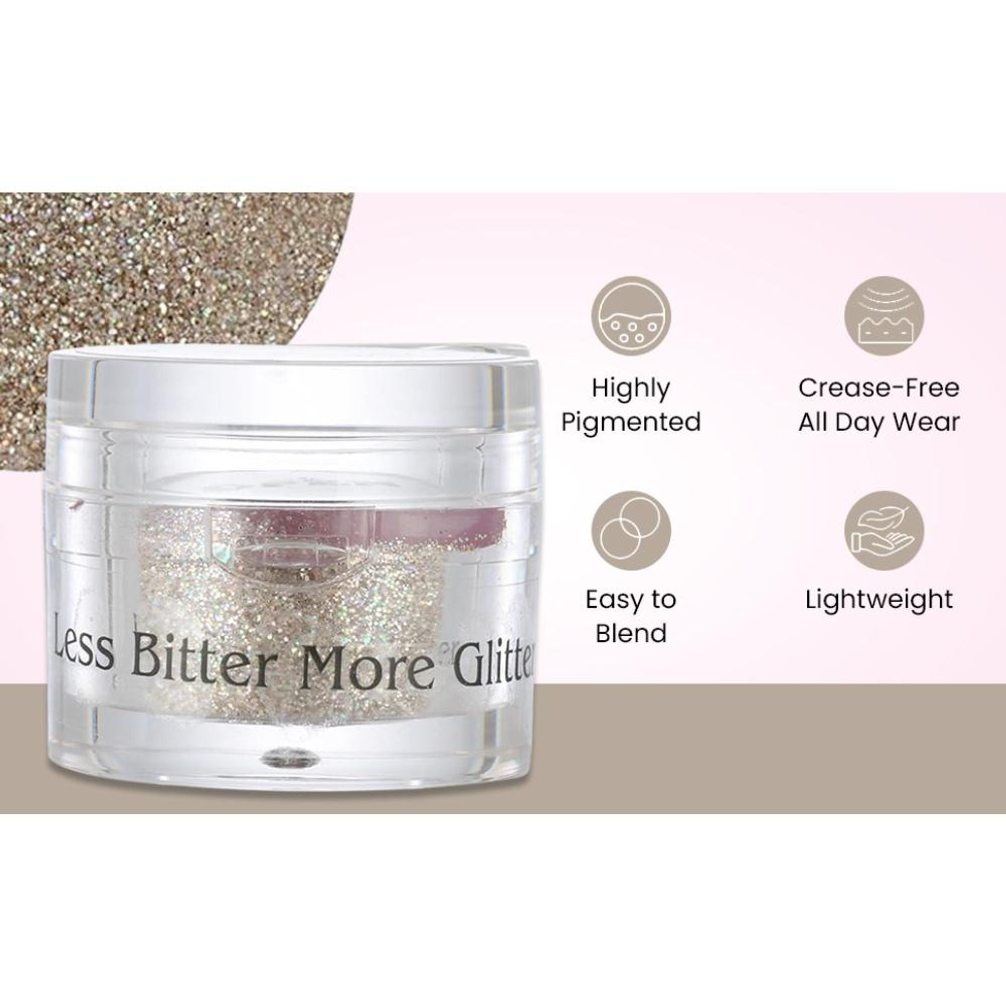 London Prime Makeup Glitter - White Gold | Grocsy