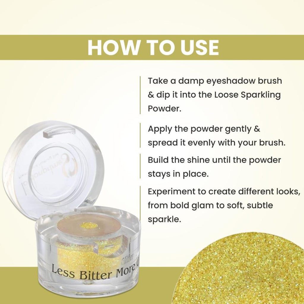 London Prime Makeup Glitter - Yellow | Grocsy