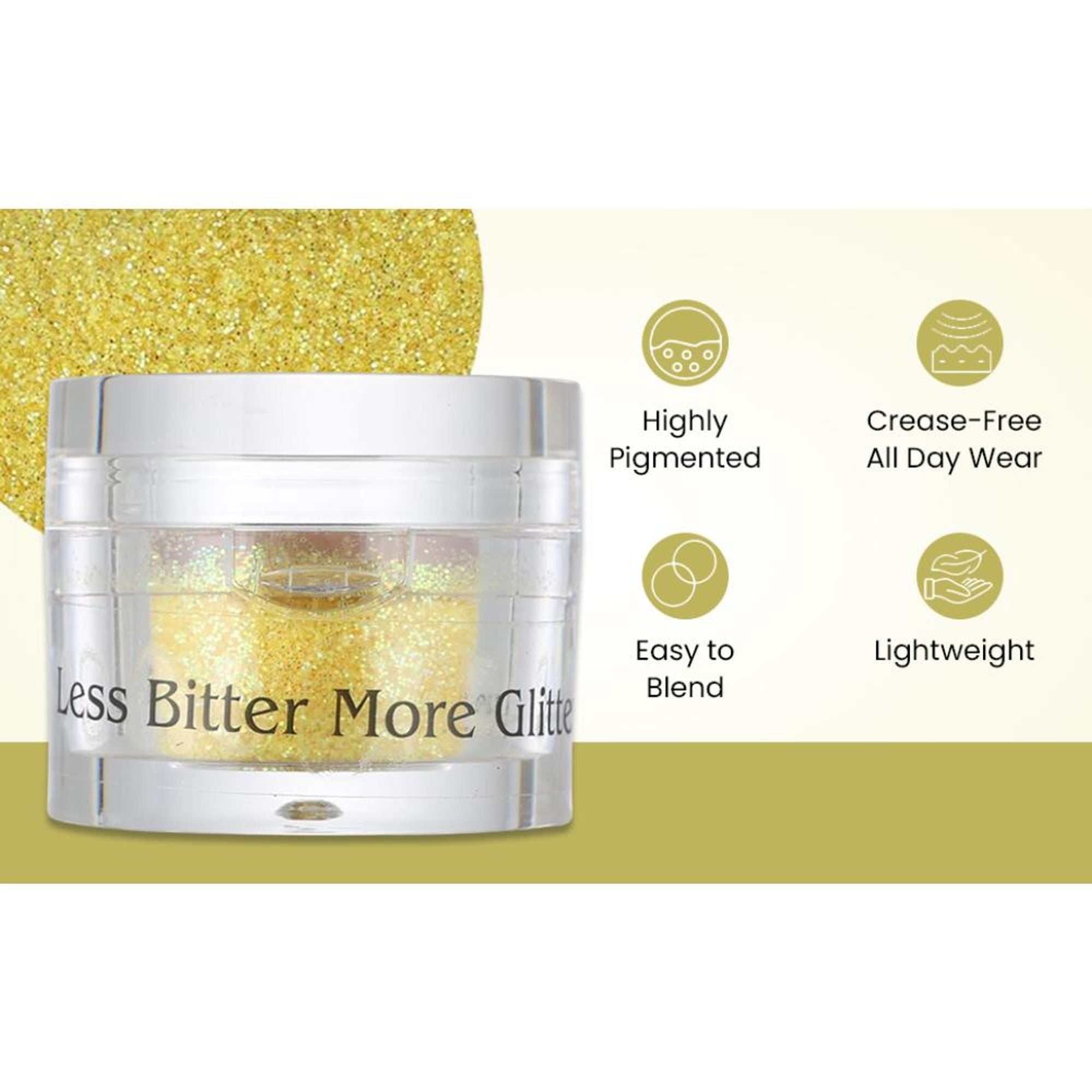 London Prime Makeup Glitter - Yellow | Grocsy