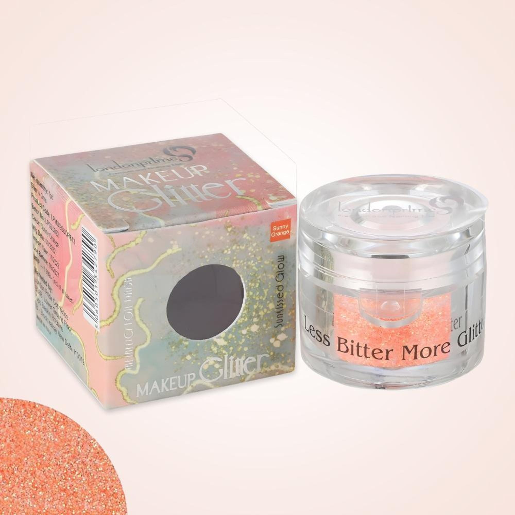 London Prime Makeup Glitter - Sunny Orange | Grocsy