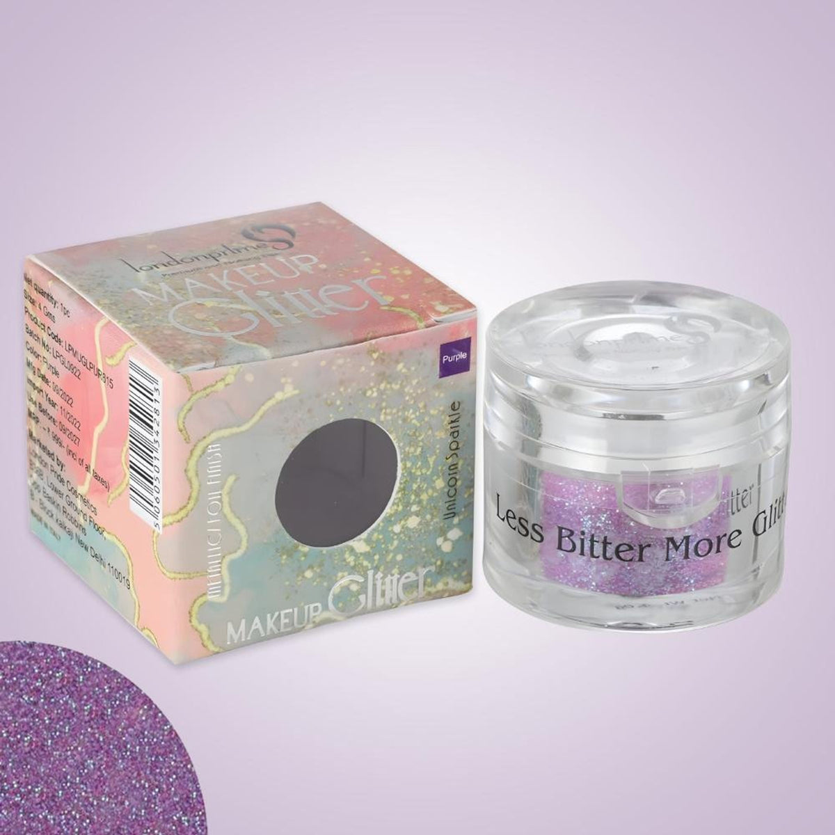 London Prime Makeup Glitter - Purple | Grocsy