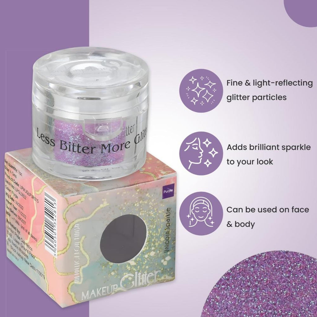 London Prime Makeup Glitter - Purple | Grocsy