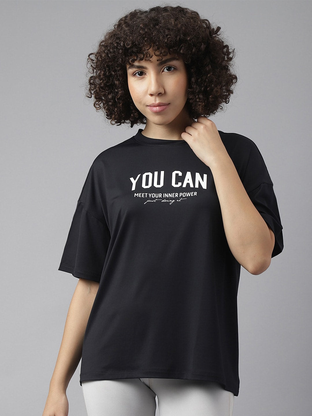 MKH Typography Printed Dri-FIT Sports T-shirt | Grocsy