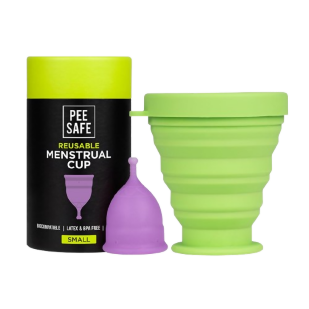 Pee Safe Menstrual Cup For Women With Pouch And Menstrual Cup Sterilizing Container | Grocsy