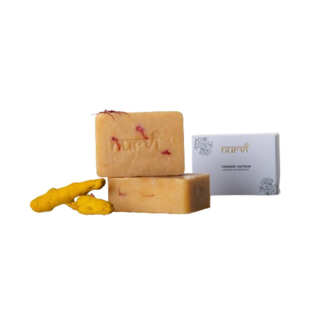 Nurvi Turmeric Saffron Cold Pressed Soap | Grocsy
