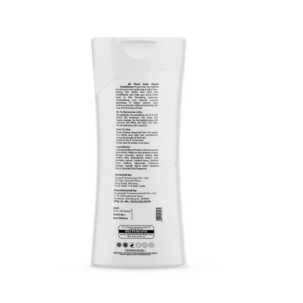 Herbs & Hills All Plant Daily Repair Conditioner | Grocsy
