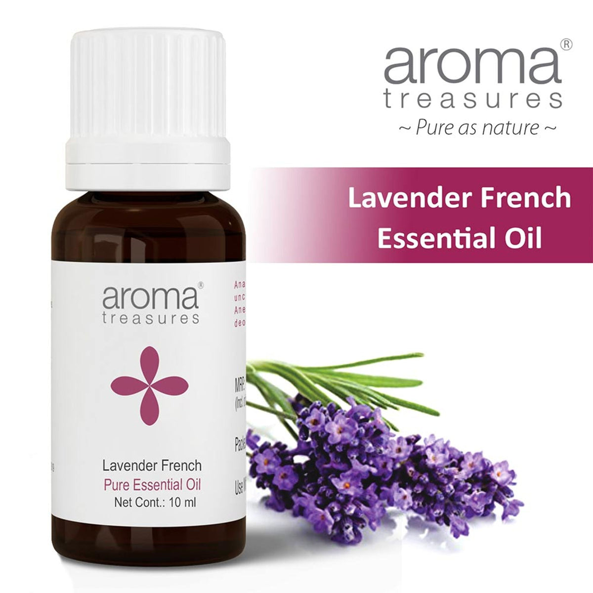 Aroma Treasures Lavender French Pure Essential Oil | Grocsy