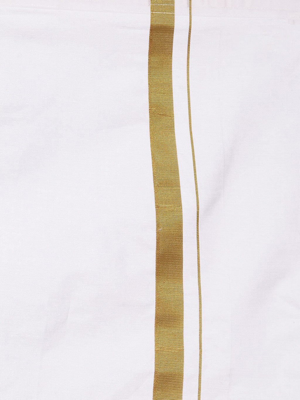 Sethukrishna Boys Orange & White Solid Cotton Shirt & Dhoti Set | Grocsy