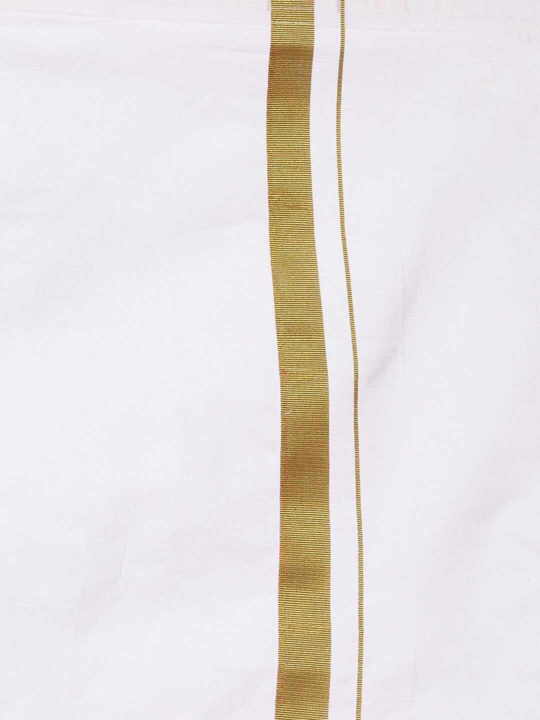 Sethukrishna Boys Orange & White Solid Cotton Shirt & Dhoti Set | Grocsy