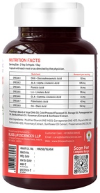 Bliss Welness Heart, Brain & Skin Health Penta Omega Veg Softgel | Grocsy
