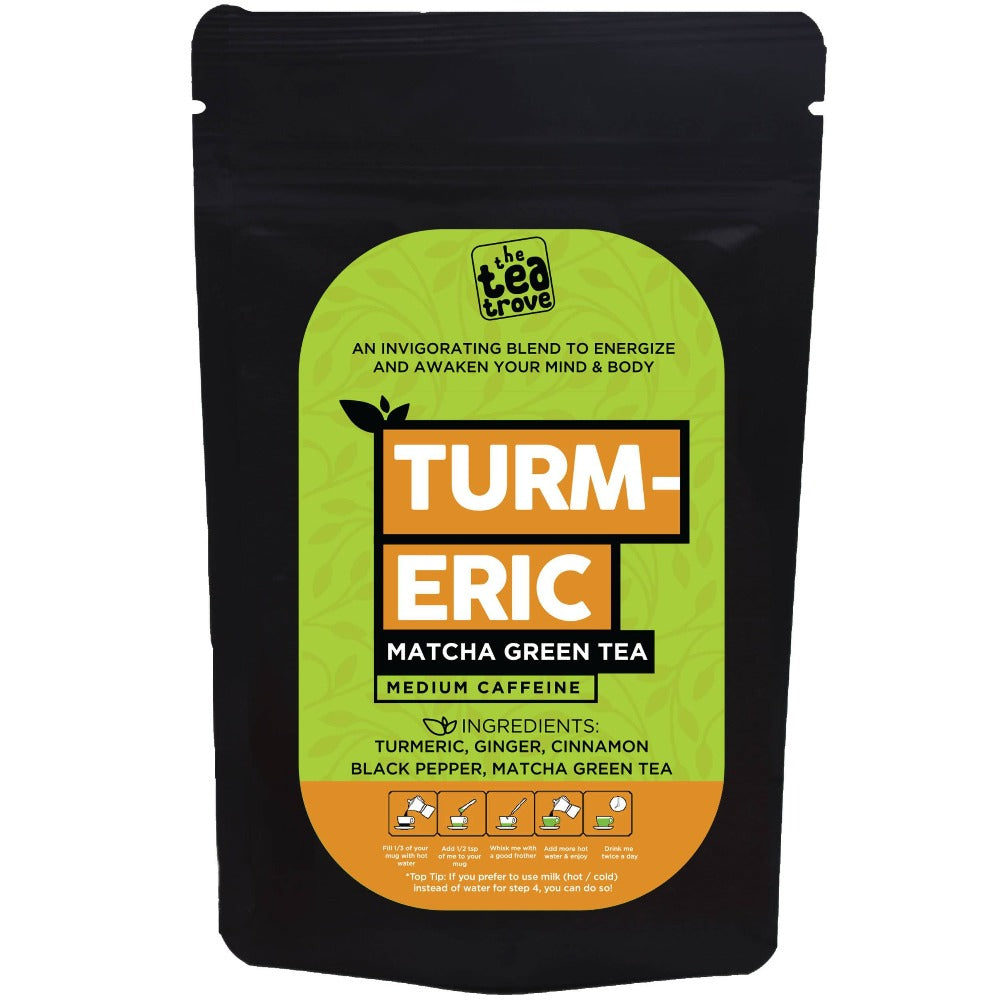 The Tea Trove - Turmeric Matcha Green Tea | Grocsy