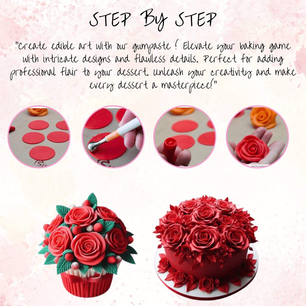 Confect Red | Edible Gum paste | Grocsy