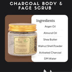 Organicos Charcoal Face & Body Scrub | Grocsy