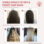 Ivory Natural Dry Rough Hair Mask For Smooths Hair, Frizz Reduction | Grocsy