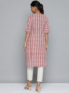 HERE&NOW Printed Wrap Designed Layered Kurta | Grocsy