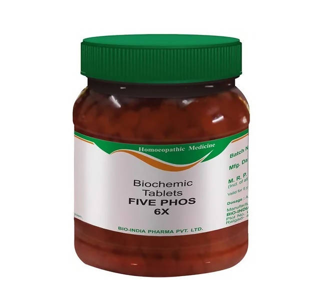 Bio India Homeopathy Five Phos Biochemic Tablets | Grocsy