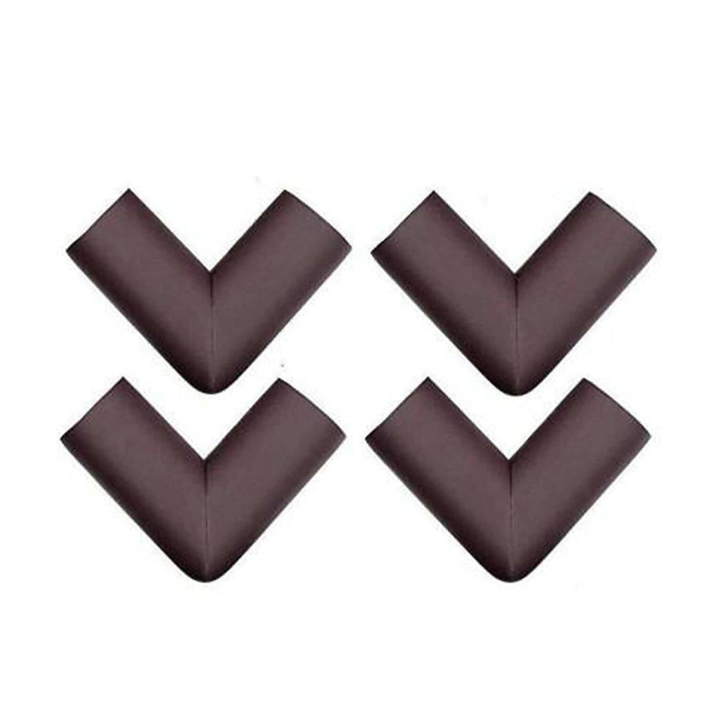 Safe-O-Kid Corner Guards Cushion L Shaped, Small, For Child Safety, Brown | Grocsy