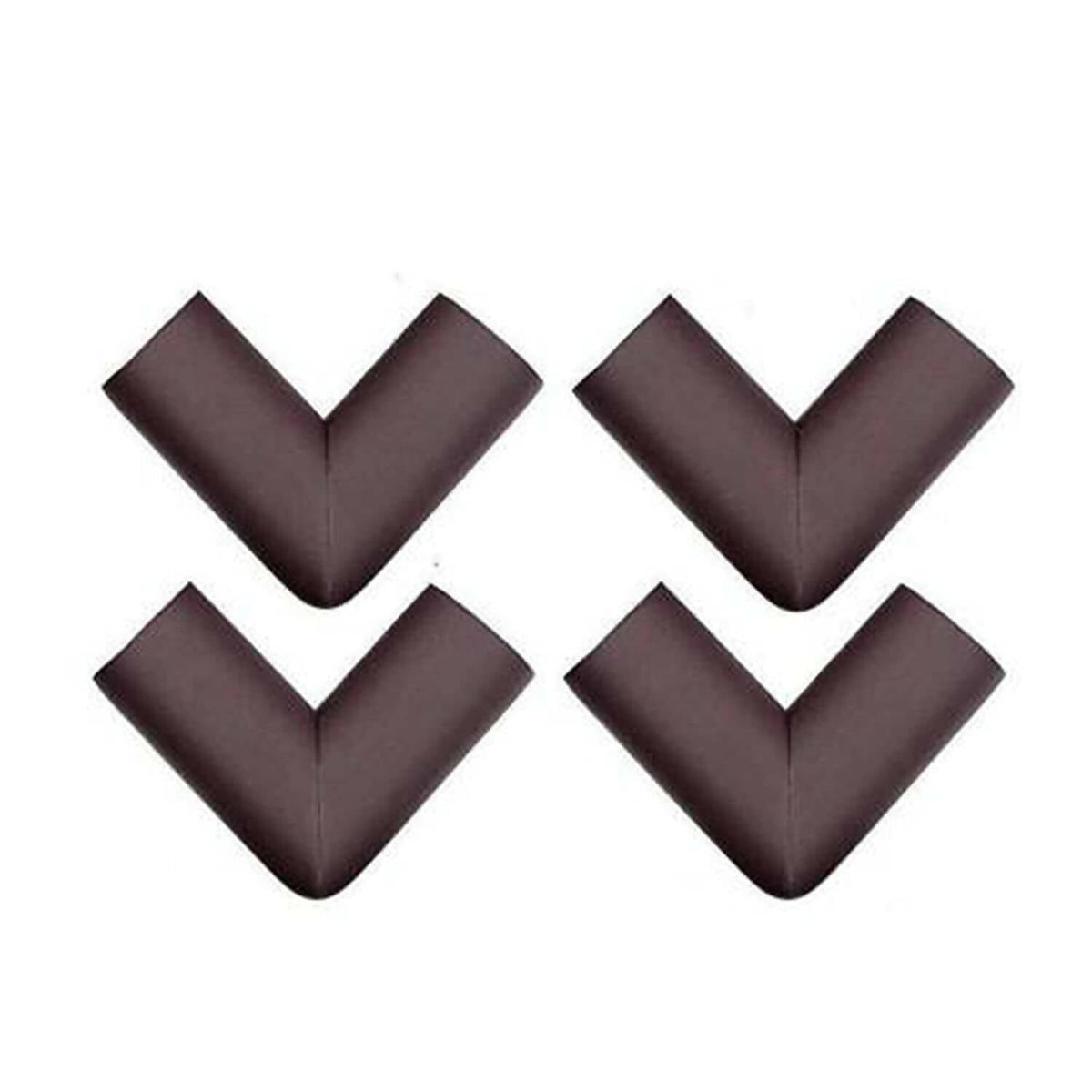 Safe-O-Kid Corner Guards Cushion L Shaped, Small, For Child Safety, Brown | Grocsy