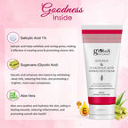 Globus Naturals Glycolic & 1% Salicylic Acid Herbal Anti Acne Face Cream | Grocsy