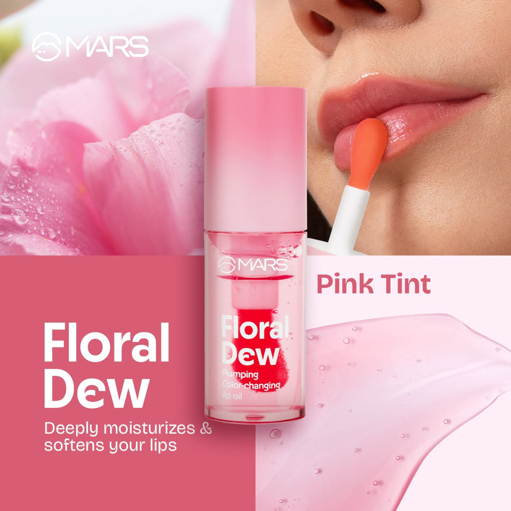 MARS Cosmetics Plumping Color Changing Lip Oil - Floral Dew | Grocsy