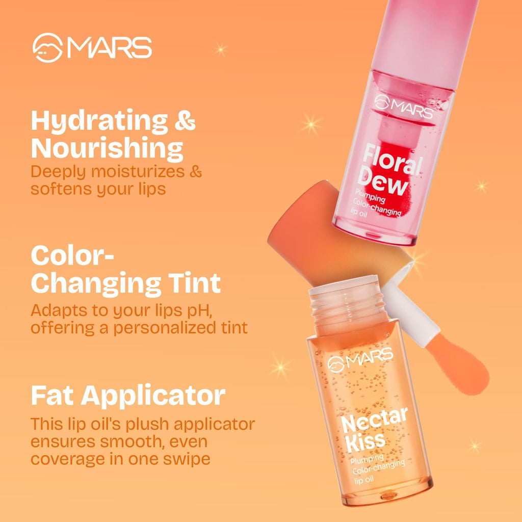 MARS Cosmetics Plumping Color Changing Lip Oil - Floral Dew | Grocsy