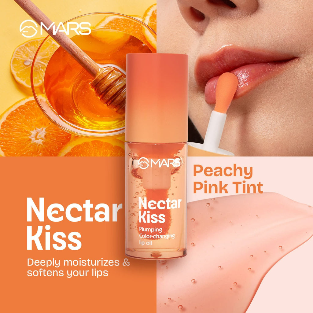 MARS Cosmetics Plumping Color Changing Lip Oil - Nectar Kiss | Grocsy