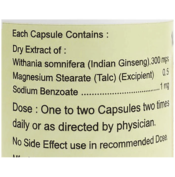 Indian Remedies Extract Of Ashwagandha Capsules | Grocsy