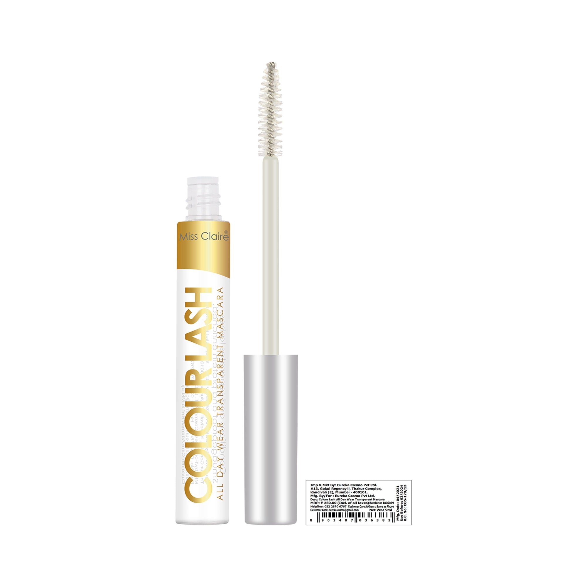 Miss Claire Colourlash All Day Wear Transparent Mascara | Grocsy