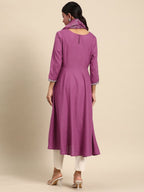 All About You Women A-Line Kurta with a Dupatta | Grocsy