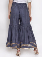 TAG 7 Women Flared Ethnic Palazzos | Grocsy