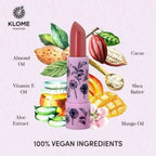 Klome Essentials Vegan Matte Lipstick-Maraschino (Dark Red) | Grocsy