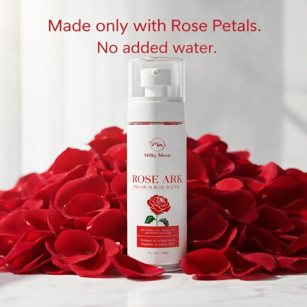 Milky Moon Rose Ark Premium Rose Water/Face Toner | Grocsy