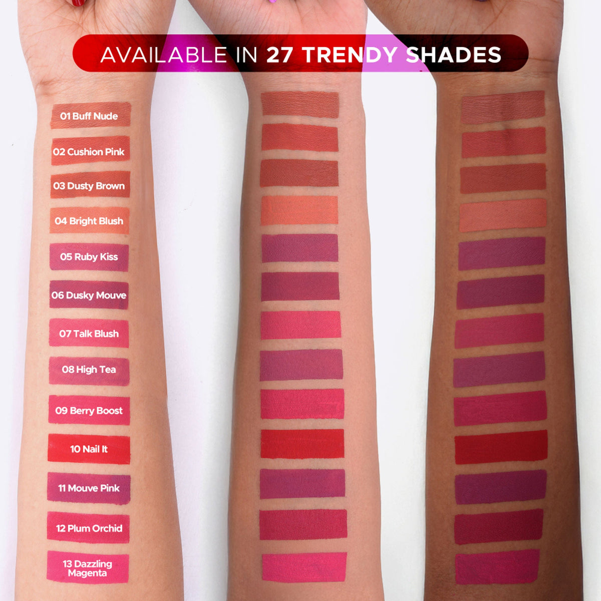 Hilary Rhoda Matte Love Non Transfer Liquid Lipstick - Talk Blush 07 | Grocsy
