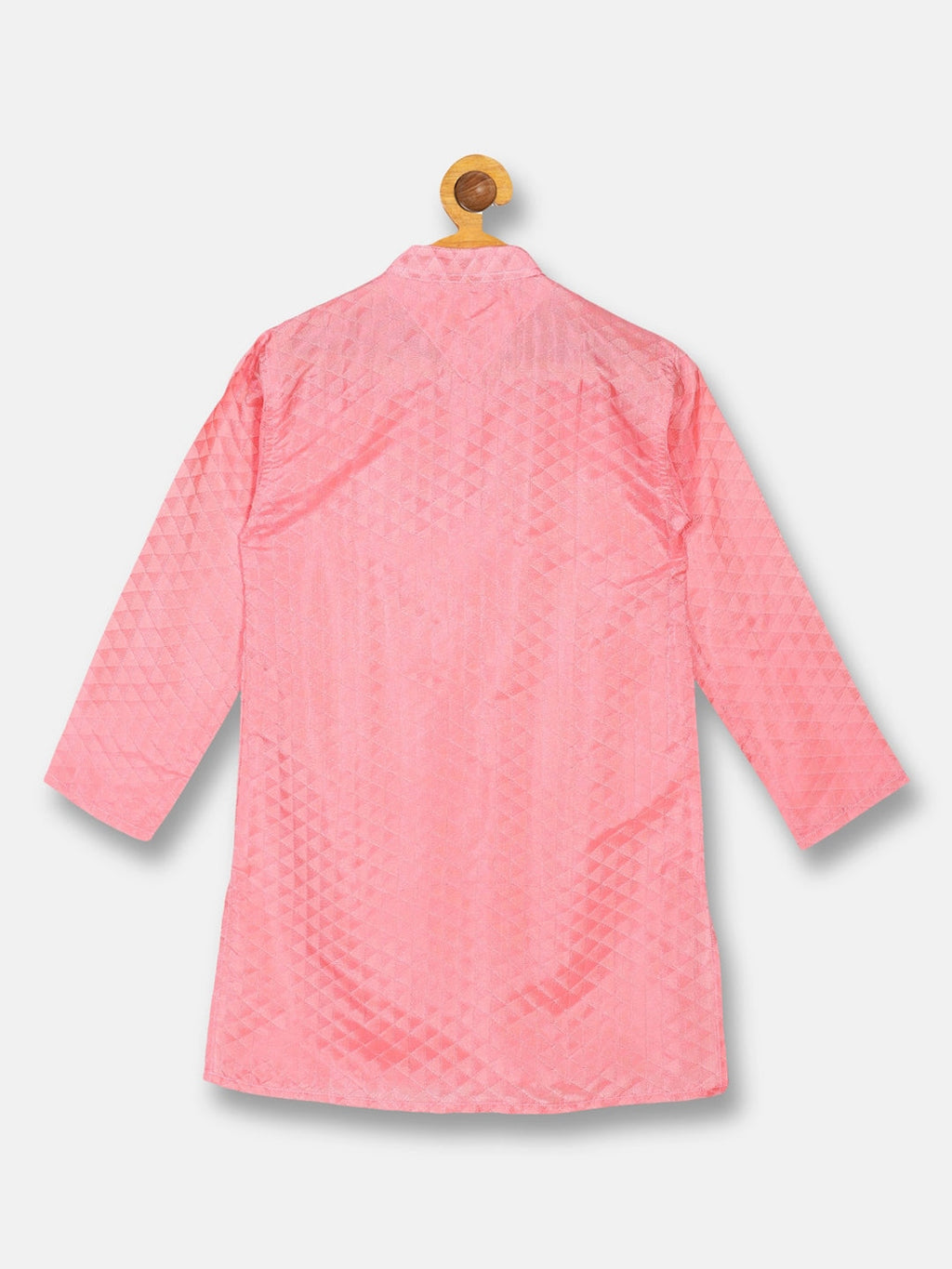 Sethukrishna Boys Pink Kurti with Pyjamas | Grocsy