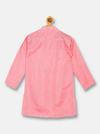 Sethukrishna Boys Pink Kurti with Pyjamas | Grocsy
