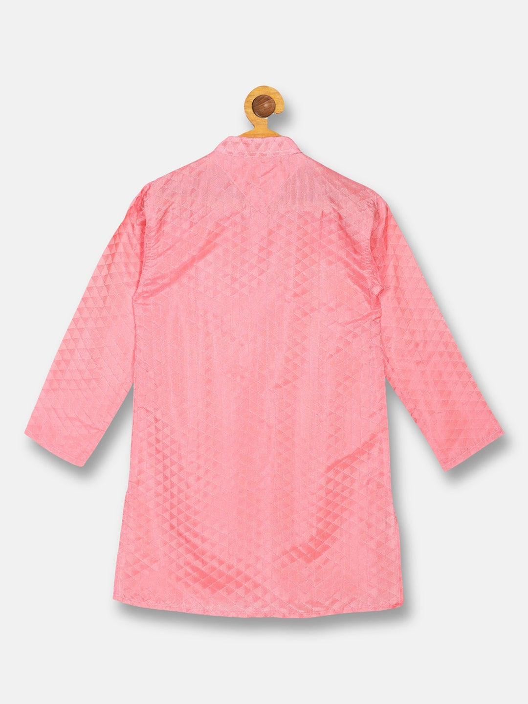 Sethukrishna Boys Pink Kurti with Pyjamas | Grocsy
