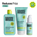 Moxie Beauty Ditch-The-Frizz Trio - Shampoo, Conditioner & Hair Serum | Grocsy