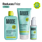 Moxie Beauty Ditch-The-Frizz Trio - Shampoo, Conditioner & Hair Serum | Grocsy