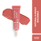 Makeup Revolution Superdewy Liquid Blusher - Ultra Pigmented-Dewy & Radiant Formula You Had Me At First Blush - Flushing For You | Grocsy