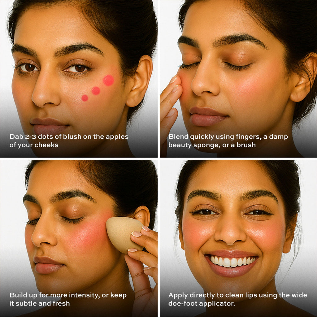 Makeup Revolution Superdewy Liquid Blusher - Ultra Pigmented-Dewy & Radiant Formula You Had Me At First Blush - Flushing For You | Grocsy