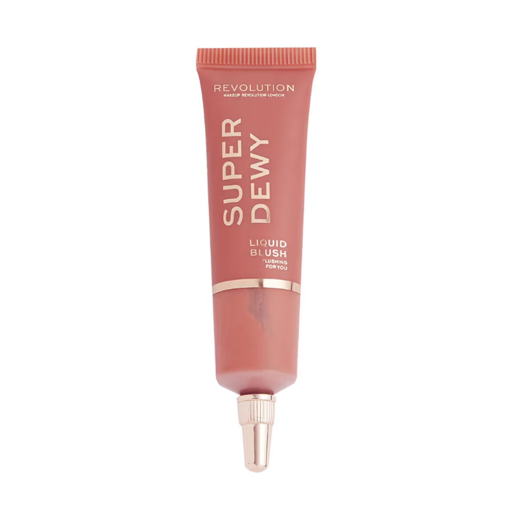 Makeup Revolution Superdewy Liquid Blusher - Ultra Pigmented-Dewy & Radiant Formula You Had Me At First Blush - Flushing For You | Grocsy