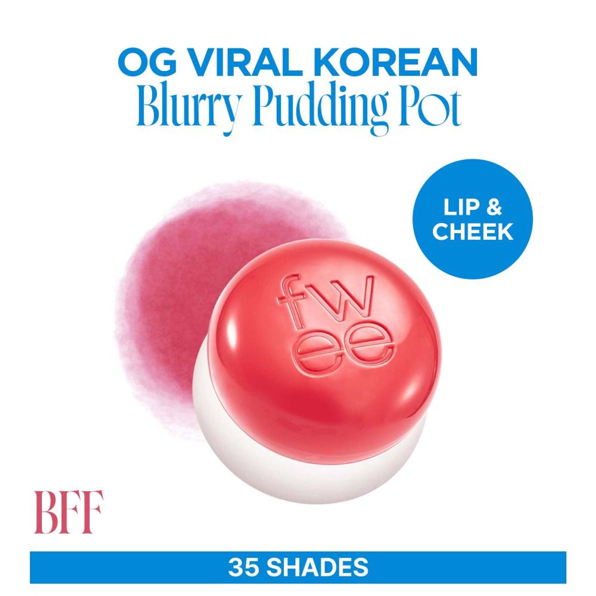 fwee Lip&Cheek Blurry Pudding Pot - Bff | Grocsy